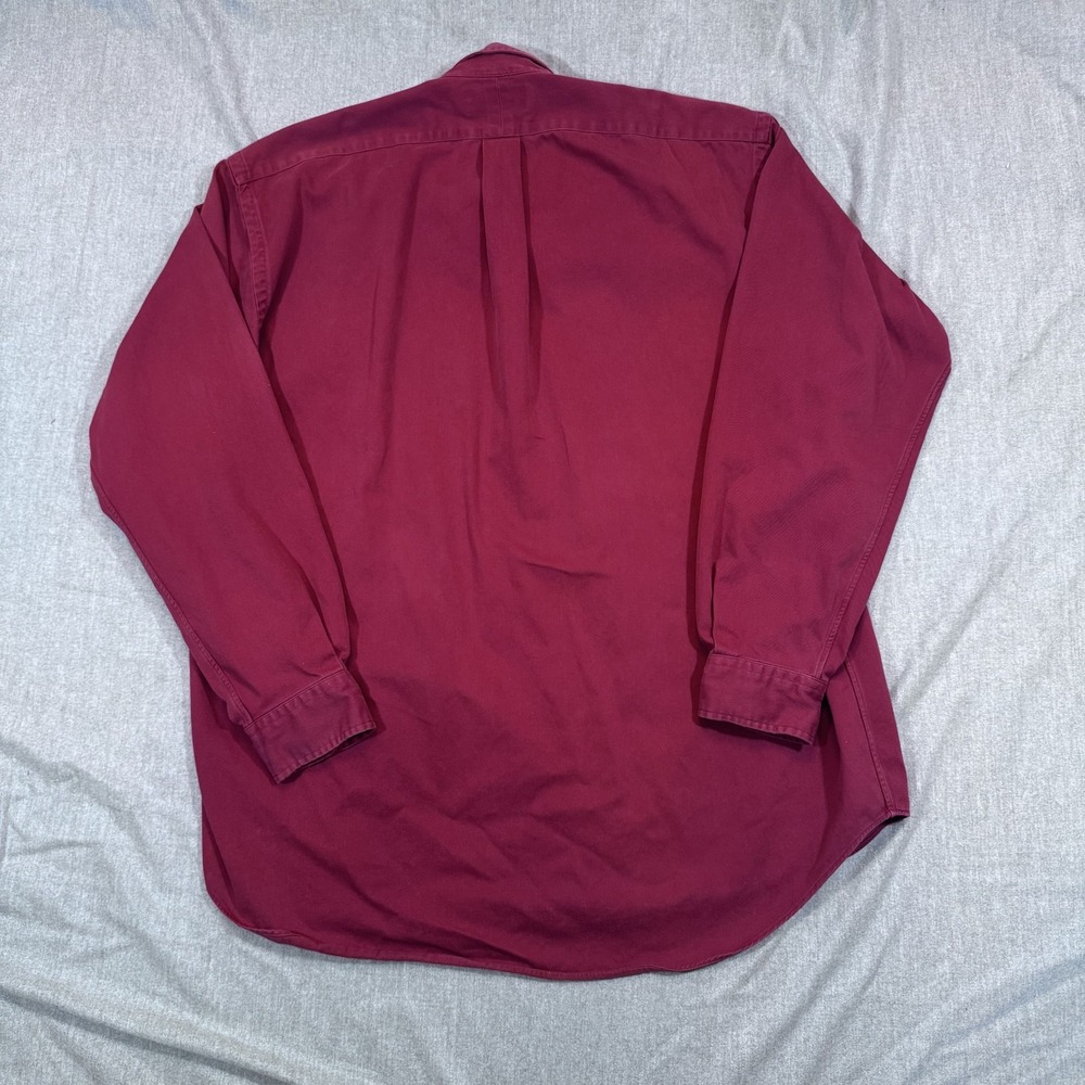 Ralph Lauren Shirt Mens Large Blaire Button Down Collared Polo Long Sleeve - Picture 10 of 10